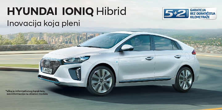 Počela prodaja modela IONIQ Hybrid u Srbiji