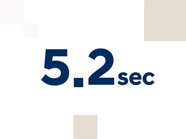 5,2 sekunde
